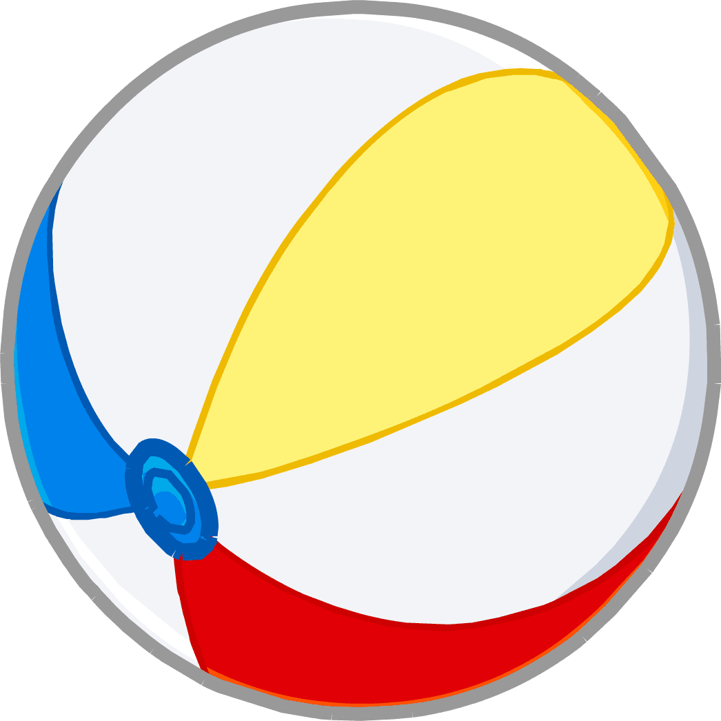 Summer beach ball clipart pelota de playa image with no background