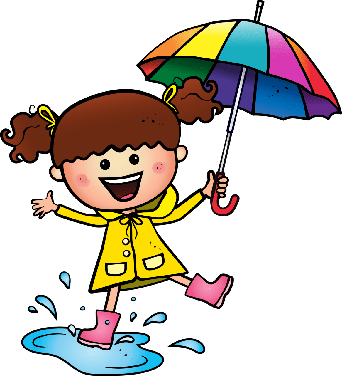 Rain pin page clipart picture