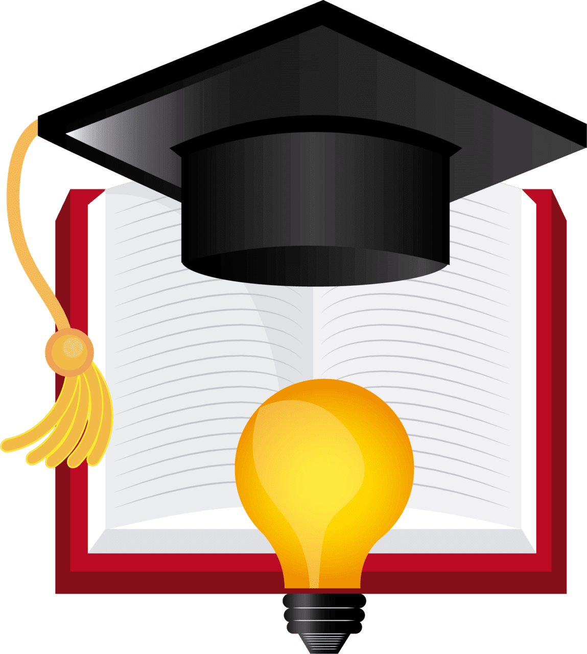 Light bulb master of science in nursing graduation clipart background