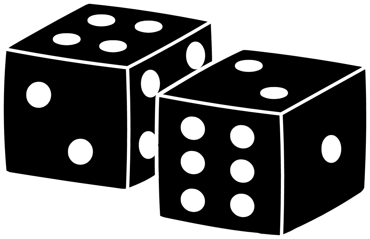 Dice game clipart background 2