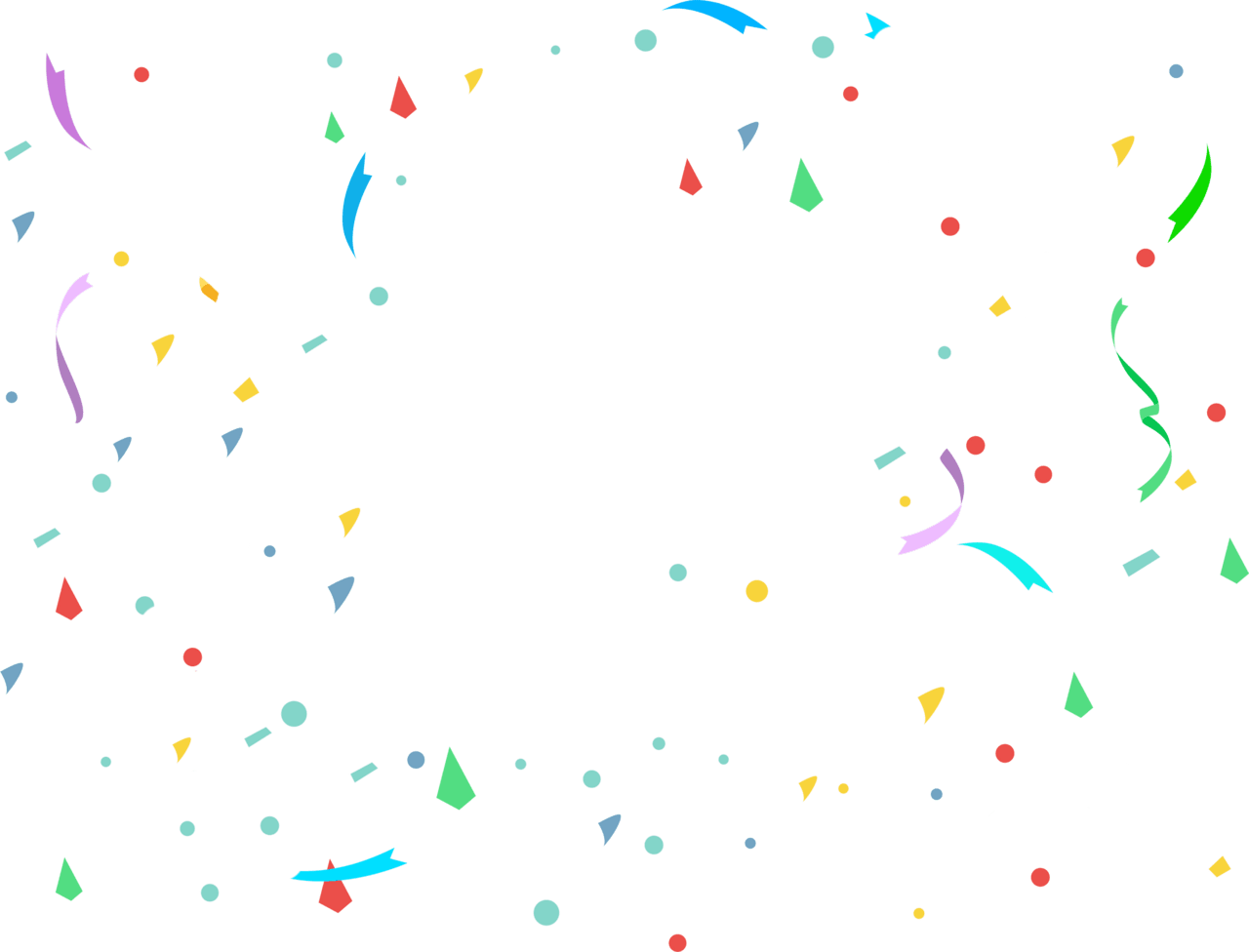 Confetti picture mart clipart