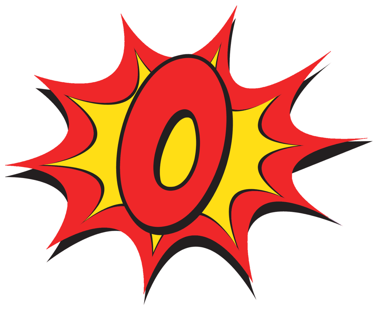 Explosion signs and numbers of the wonder woman baby clipart transparent