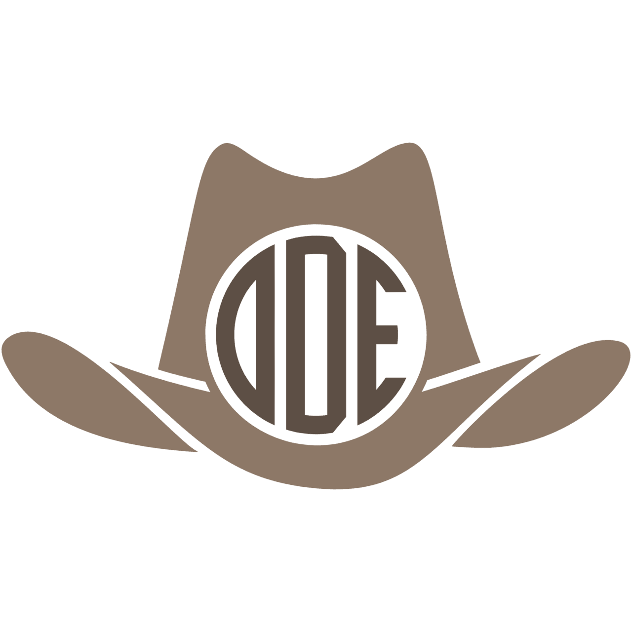 Cowgirl hat cowboy frame dxf clipart background