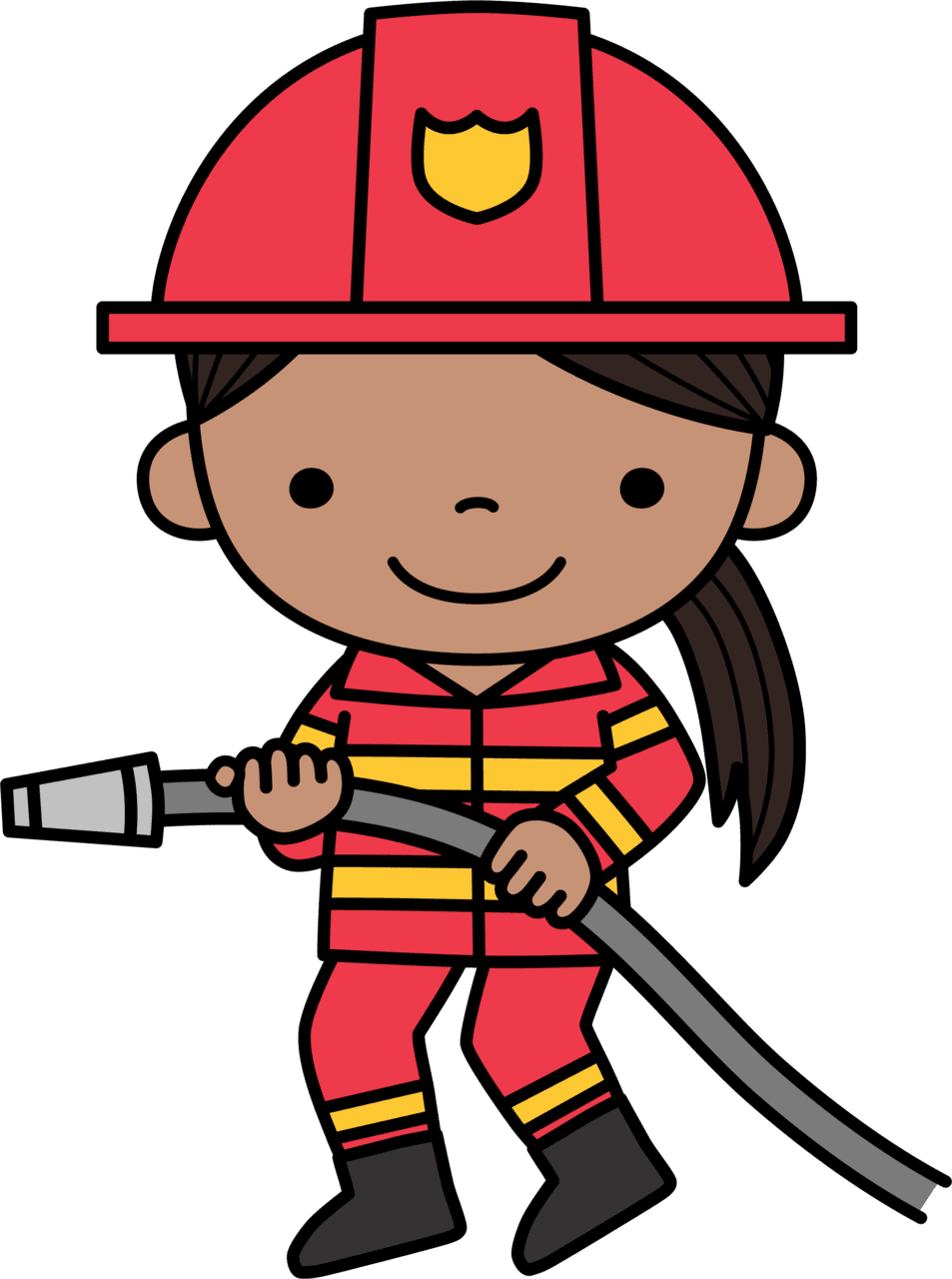 Fire truck pin page clipart logo 2