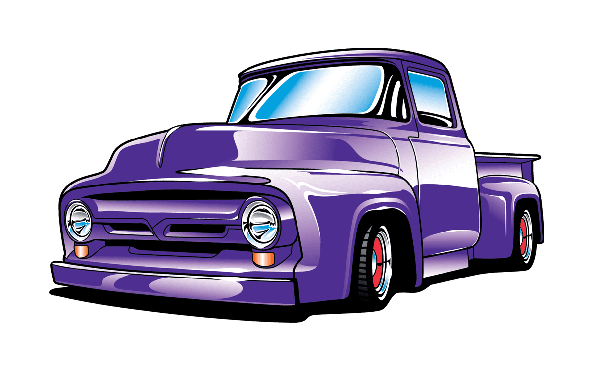 Truck pin page clipart picture