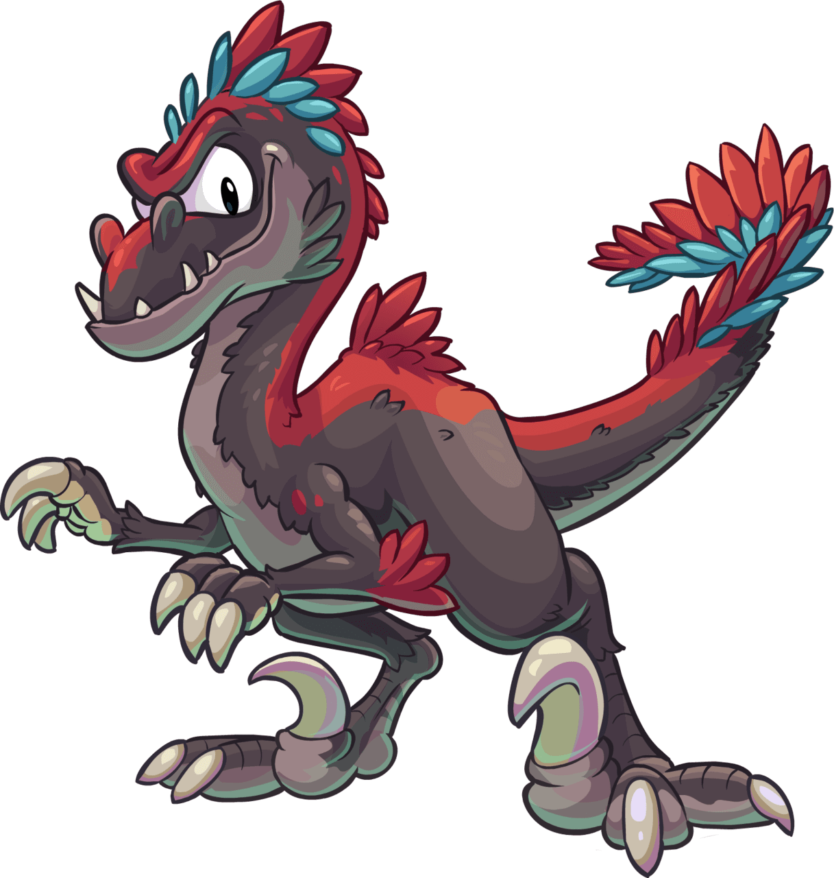 Dino raptor clipart picture