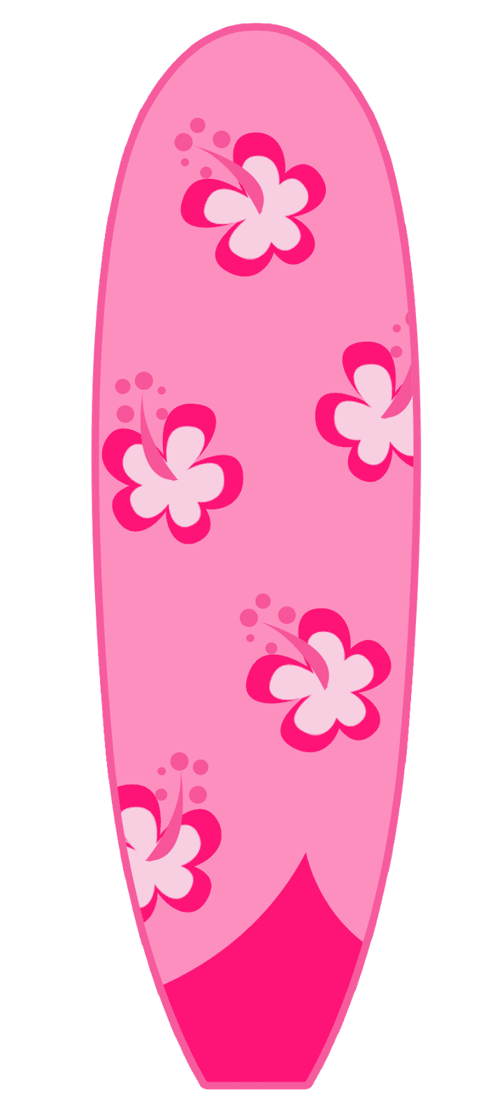Surfboard pin page clipart free