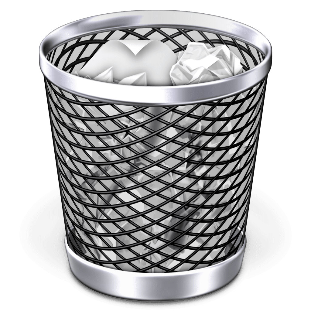 Trash can clipart logo