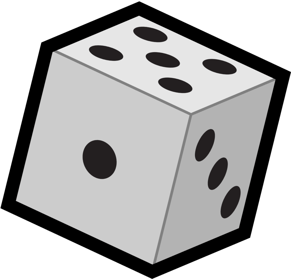 Dice clipart image die id