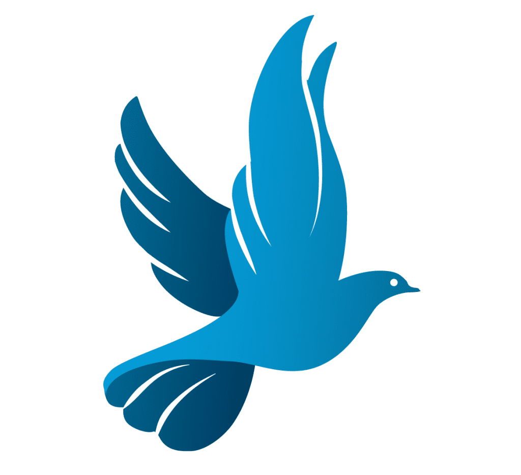 Dove pin page clipart image