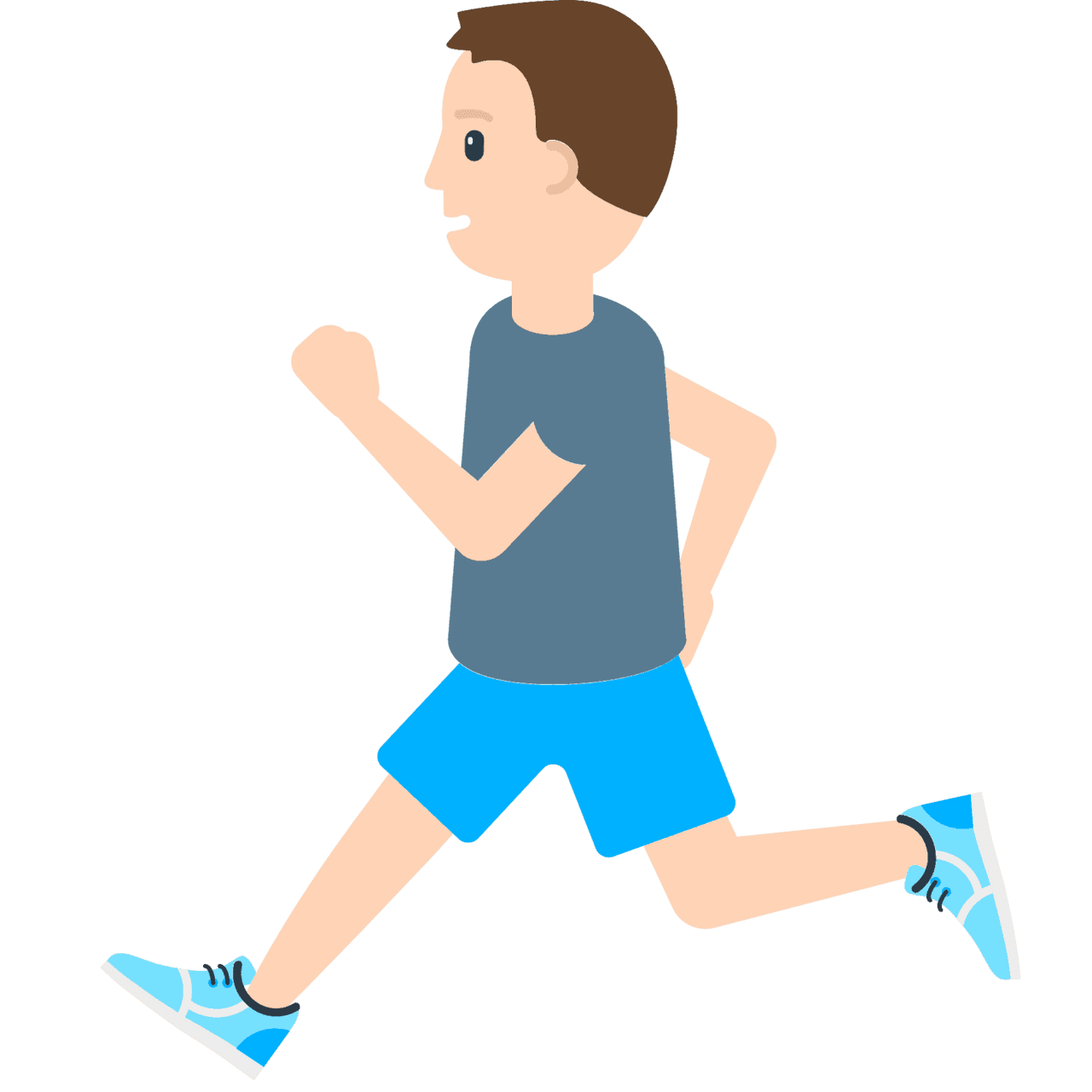 Person running clipart free