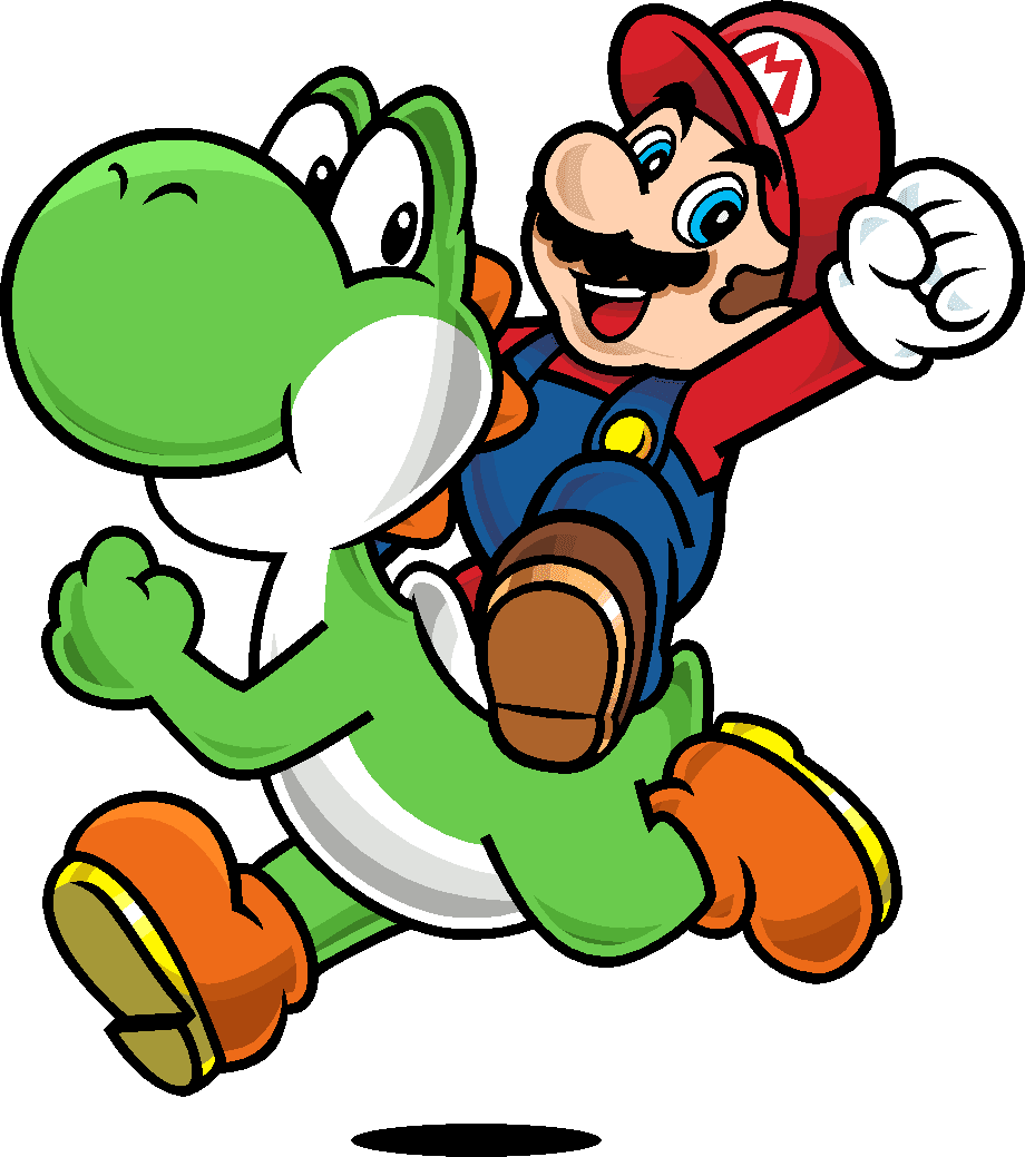 Mario pin page clipart background