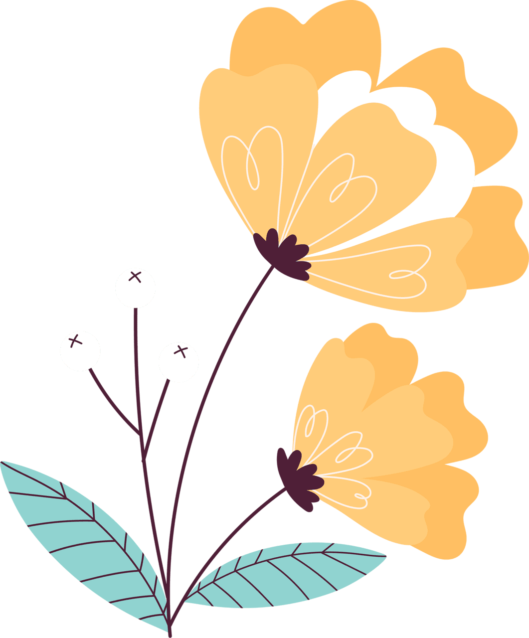 Spring flowers beautiful flower image clipart