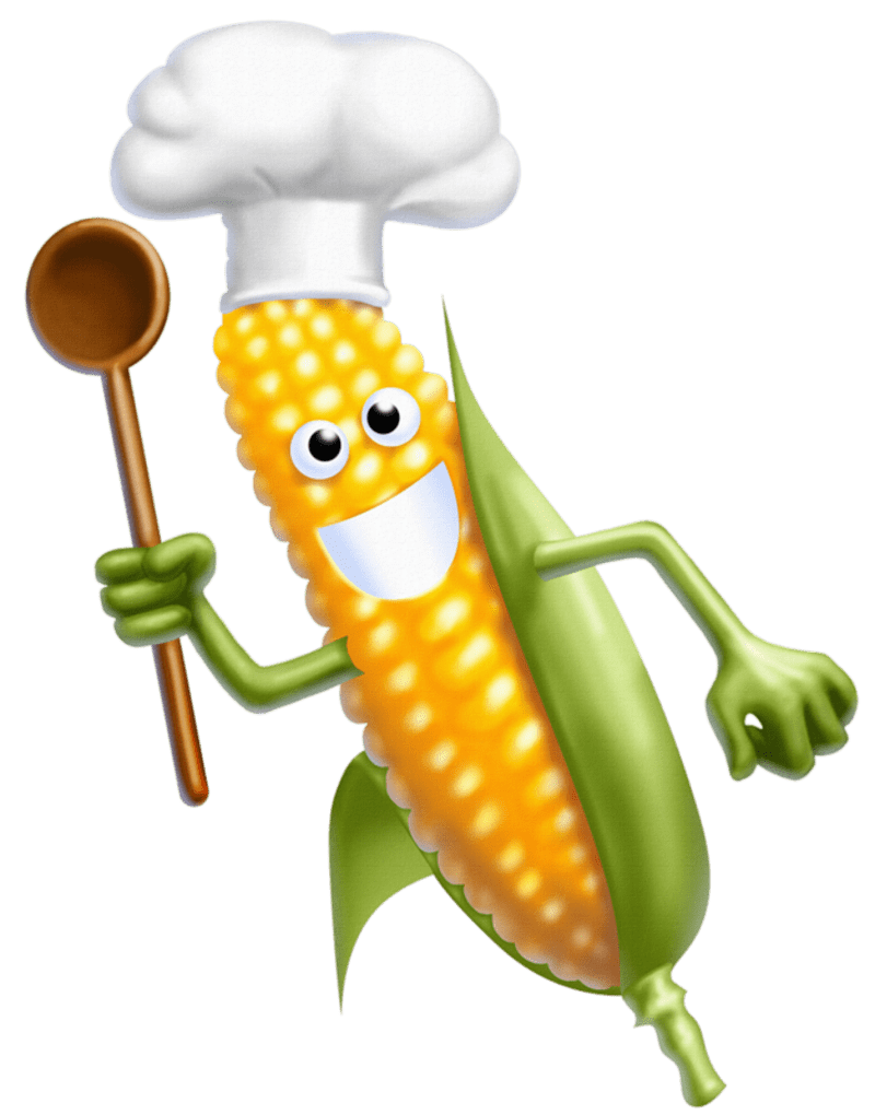 Corn fruits et legumes page clipart vector