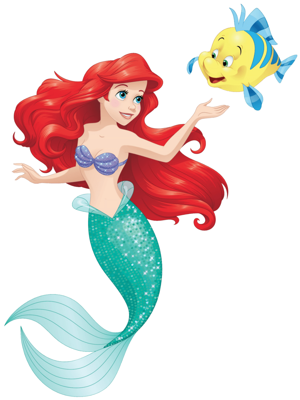 Mermaid ariel clipart transparent