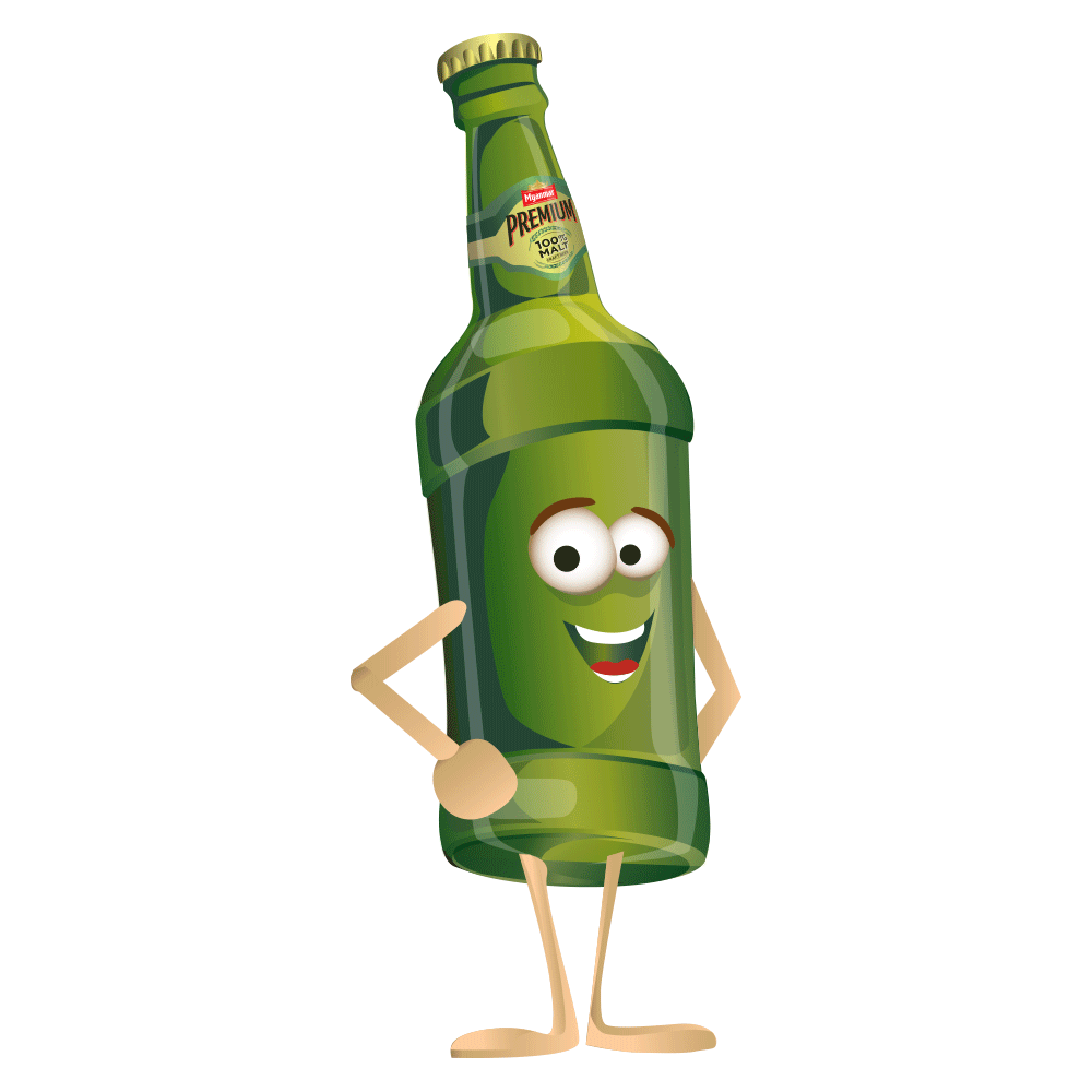Water bottle pin page clipart image 2