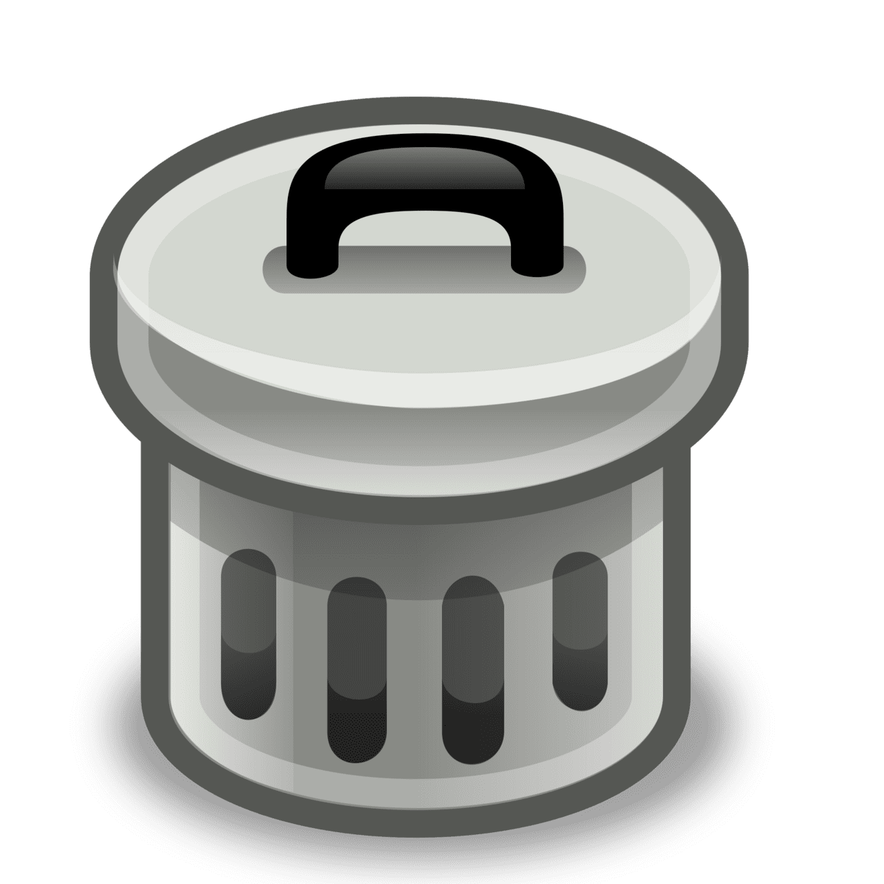 Trash can clipart background