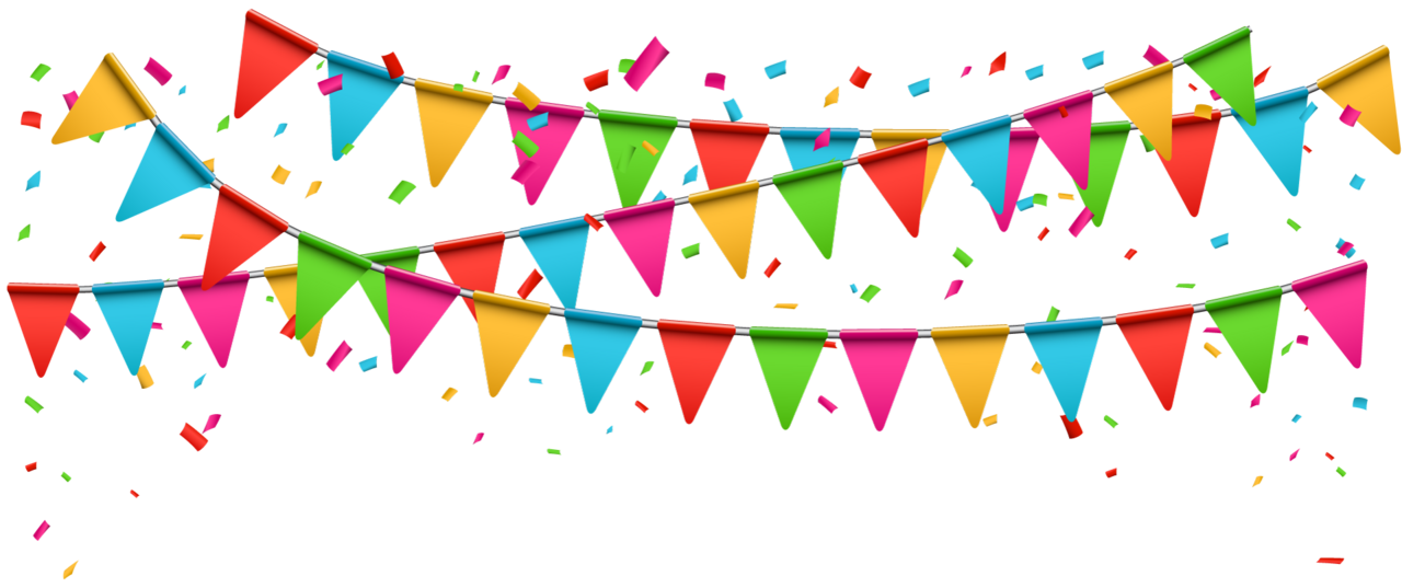 Confetti birthday party images background clipart
