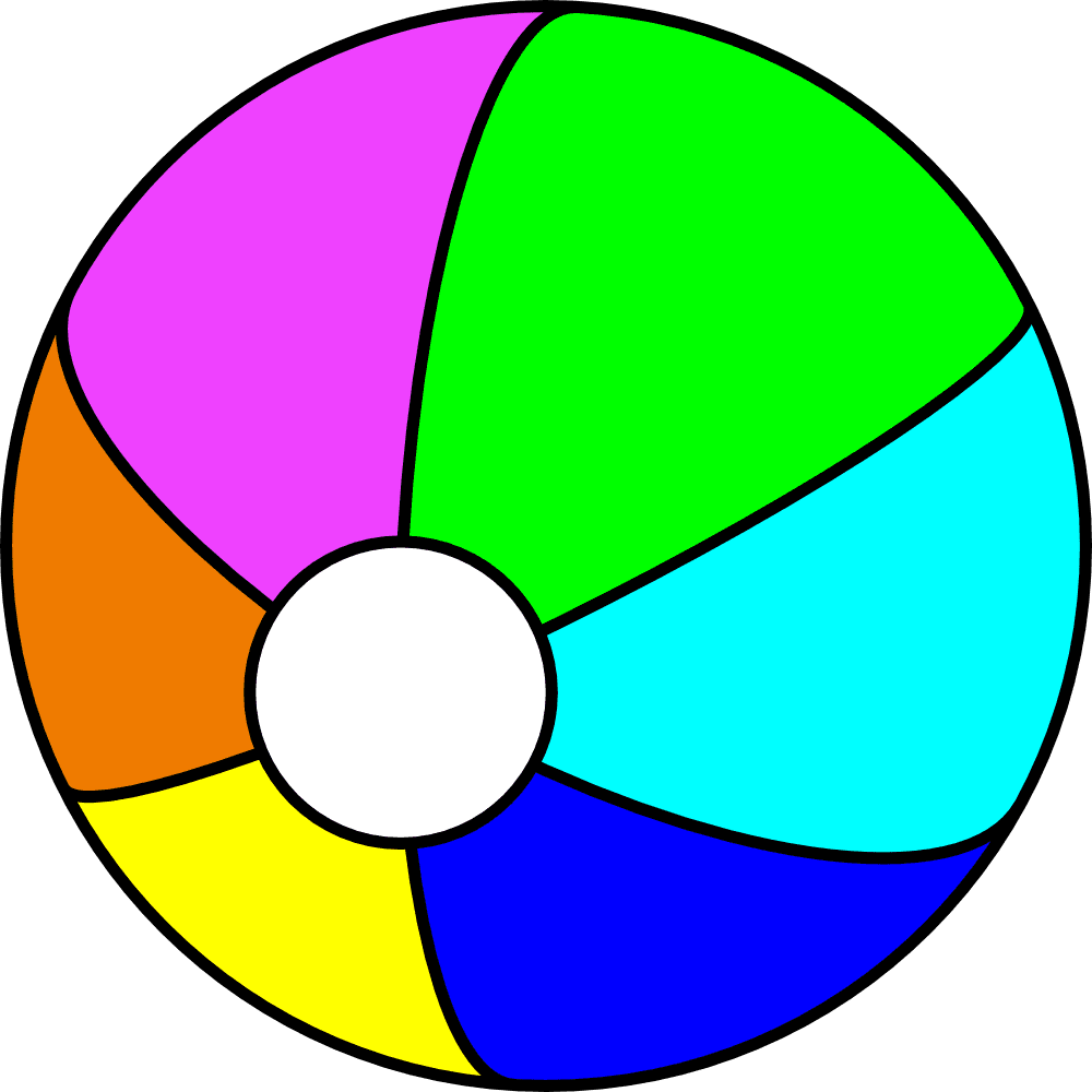 Beach ball content clipart beachball transparent