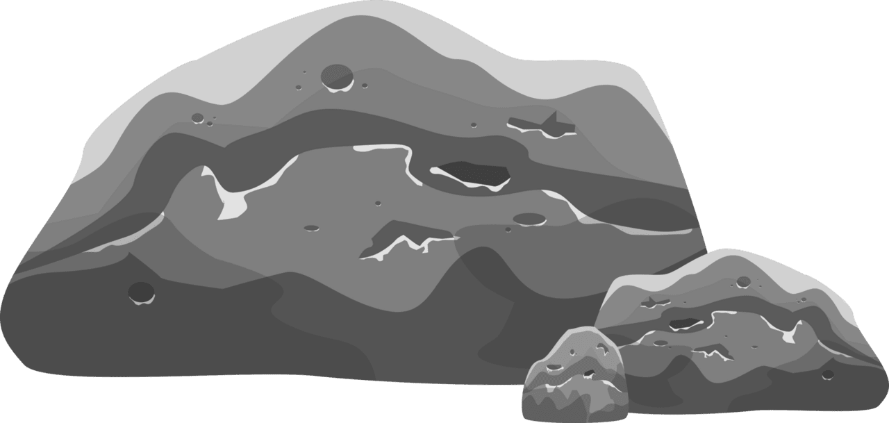 Rock boulder stones clipart design clip art
