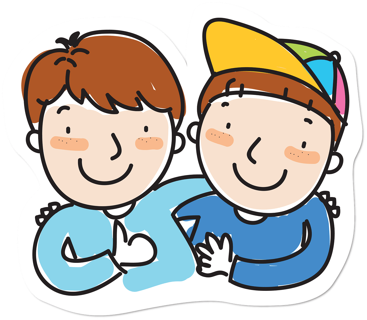 Friend friendship people vector graphic clipart