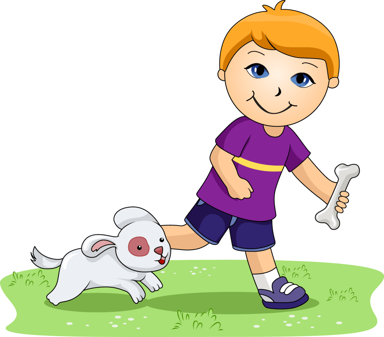 Dog and girl running clipart clipartfest boy image with no background