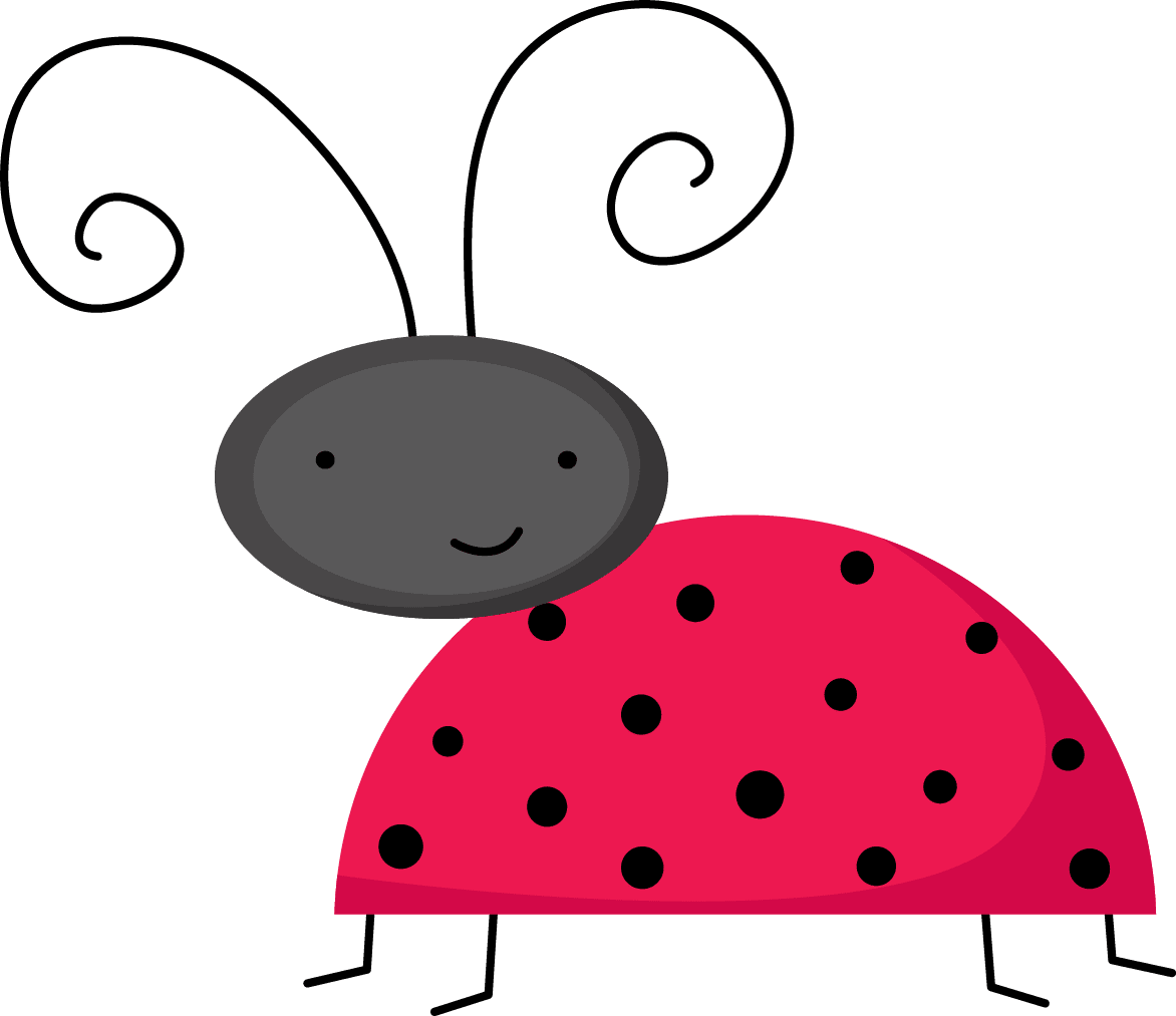 Ladybug page clipart picture