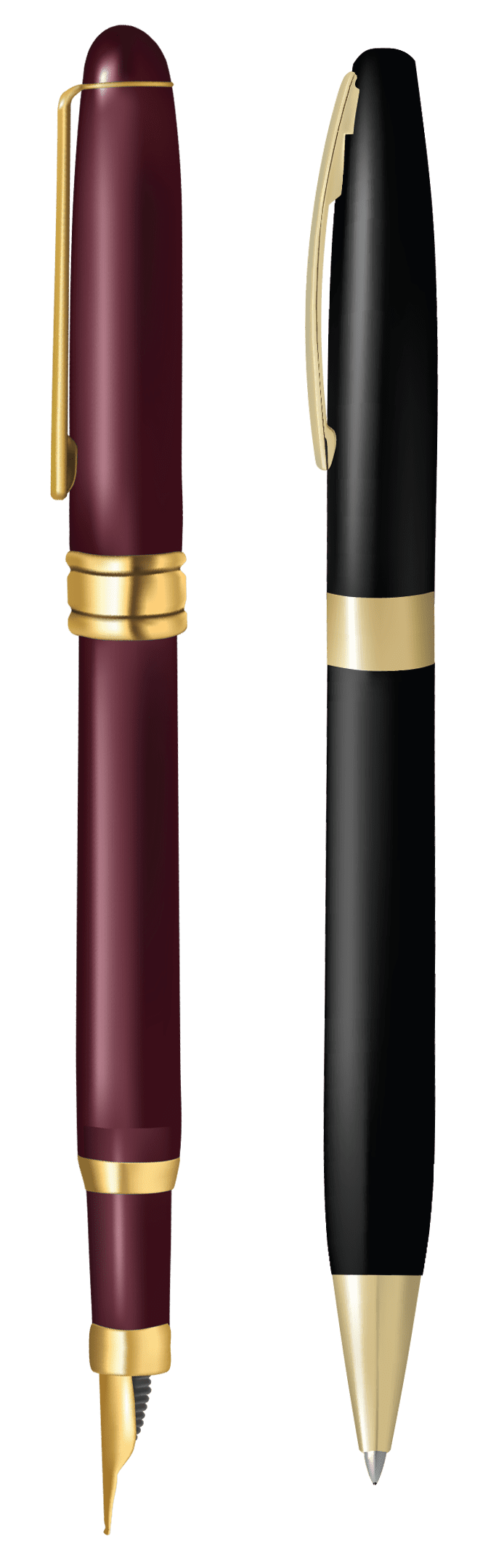 Pen and ballpo clipart logo