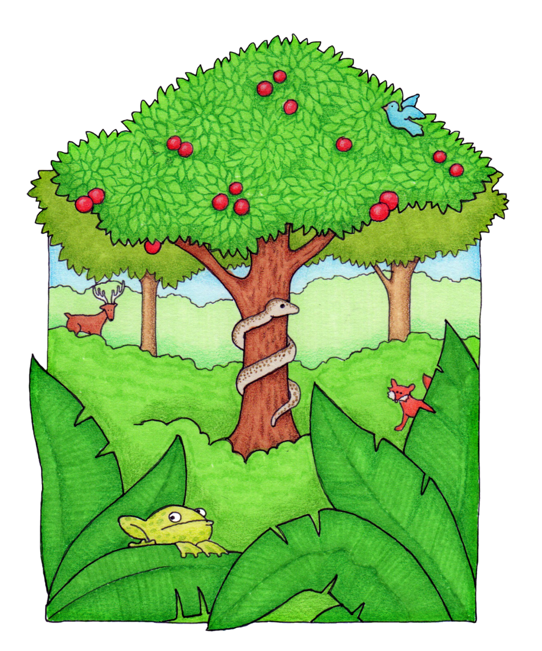 Garden follow the prophet clipart free