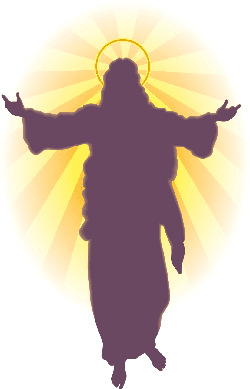 Jesus ascension courageous christian father clipart transparent