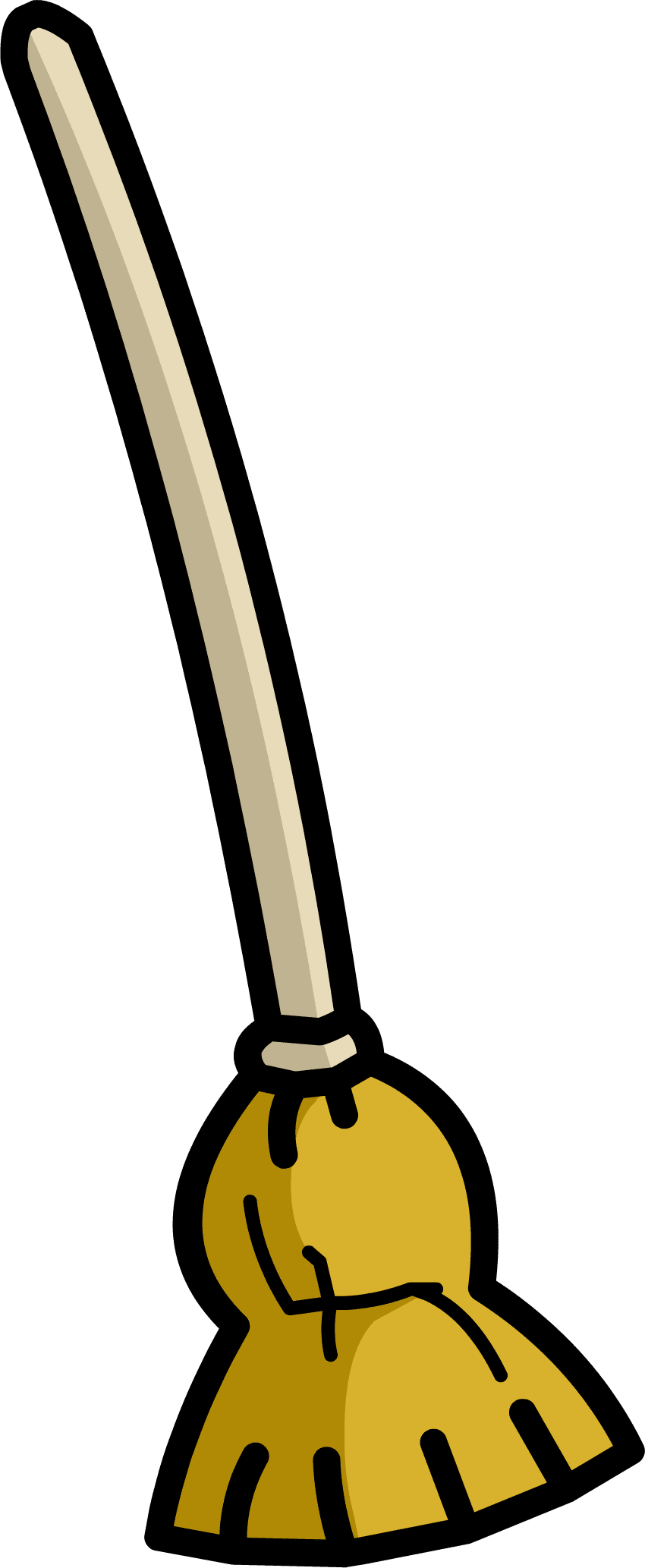Cleaning broom image for clipart