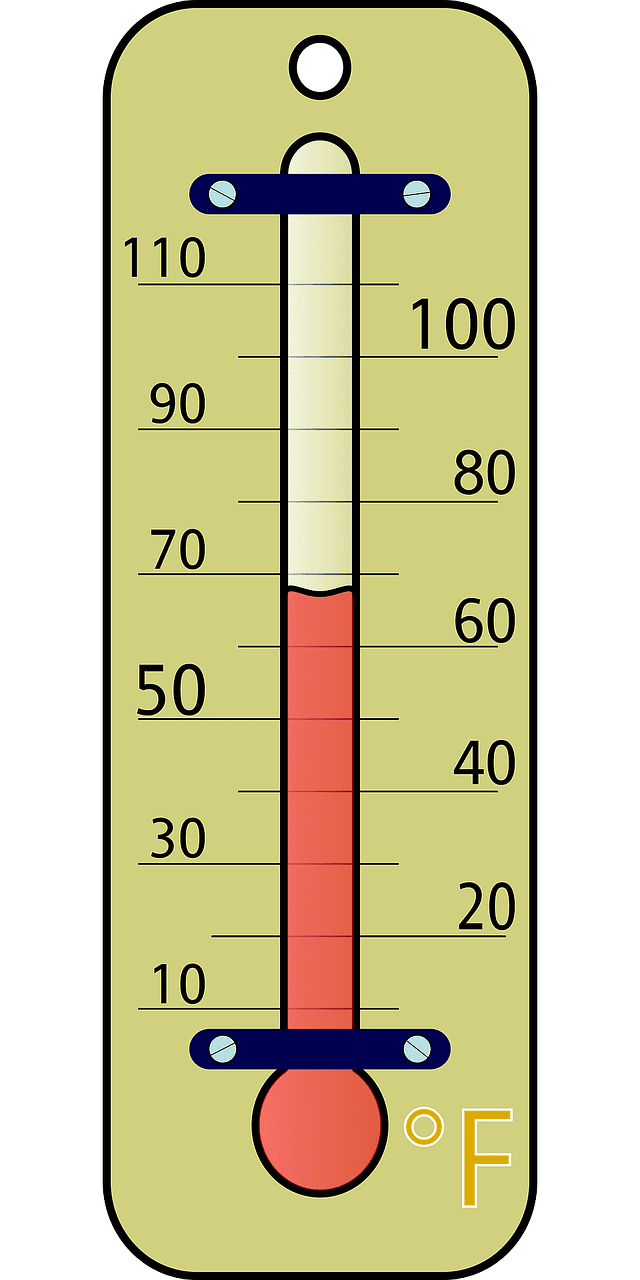 Thermometer temperature instrument vector graphic clipart
