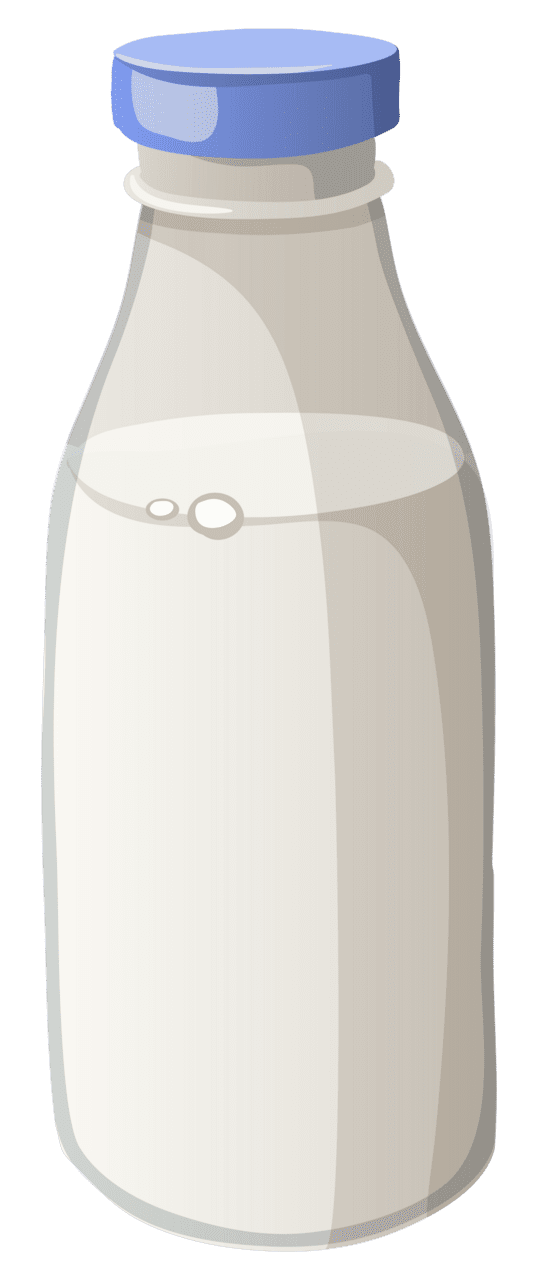 Water bottle milk clipart free 2
