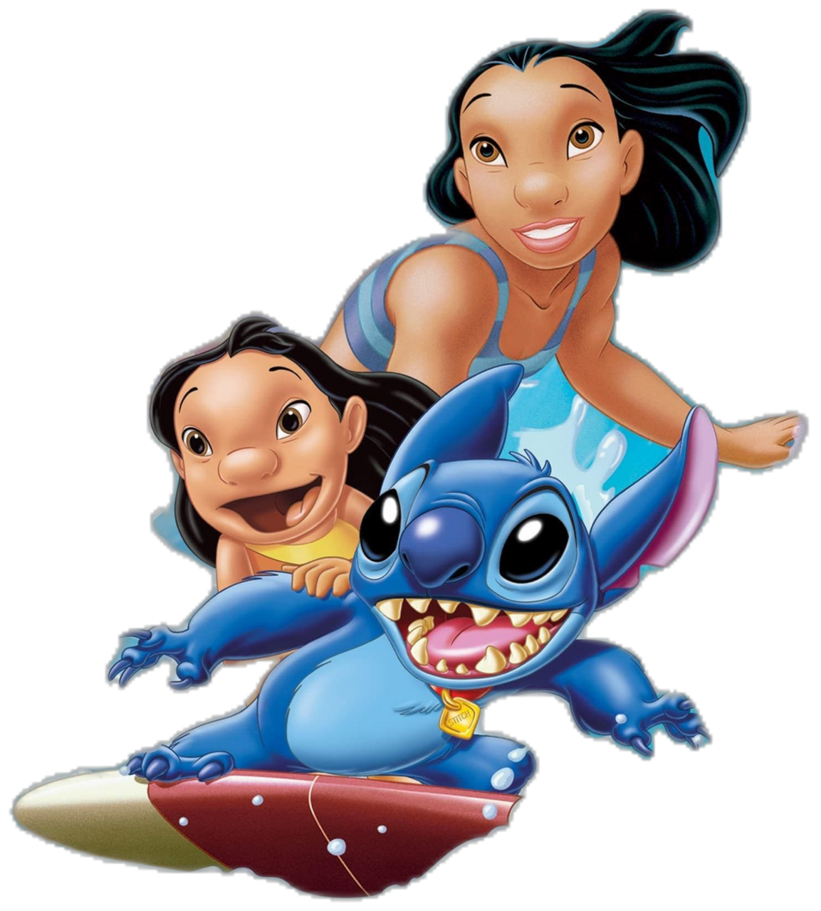 Lilo and stitch kids rtoon movie unframed print clipart photo