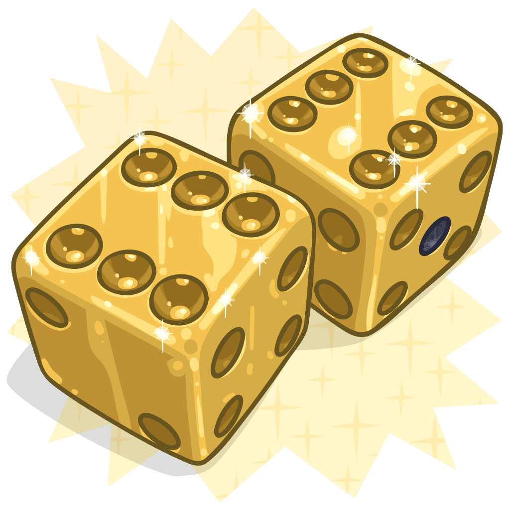 Dice gaming luck image clipart
