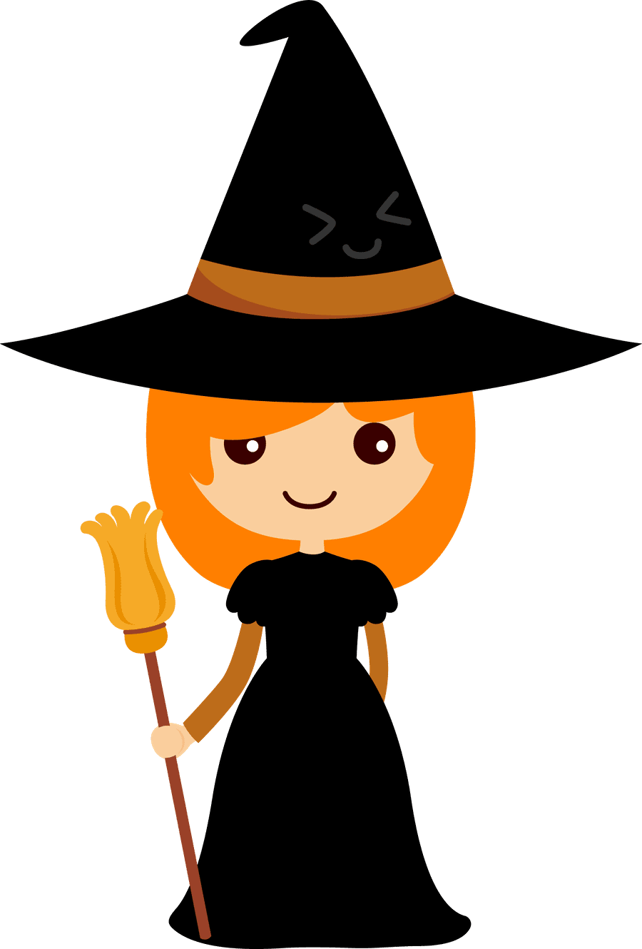 Witch pin page clipart clip art