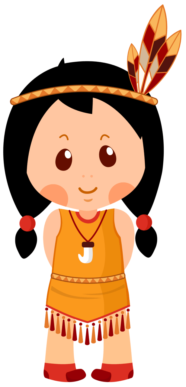 Native american girl clipar image high quality images and clipart