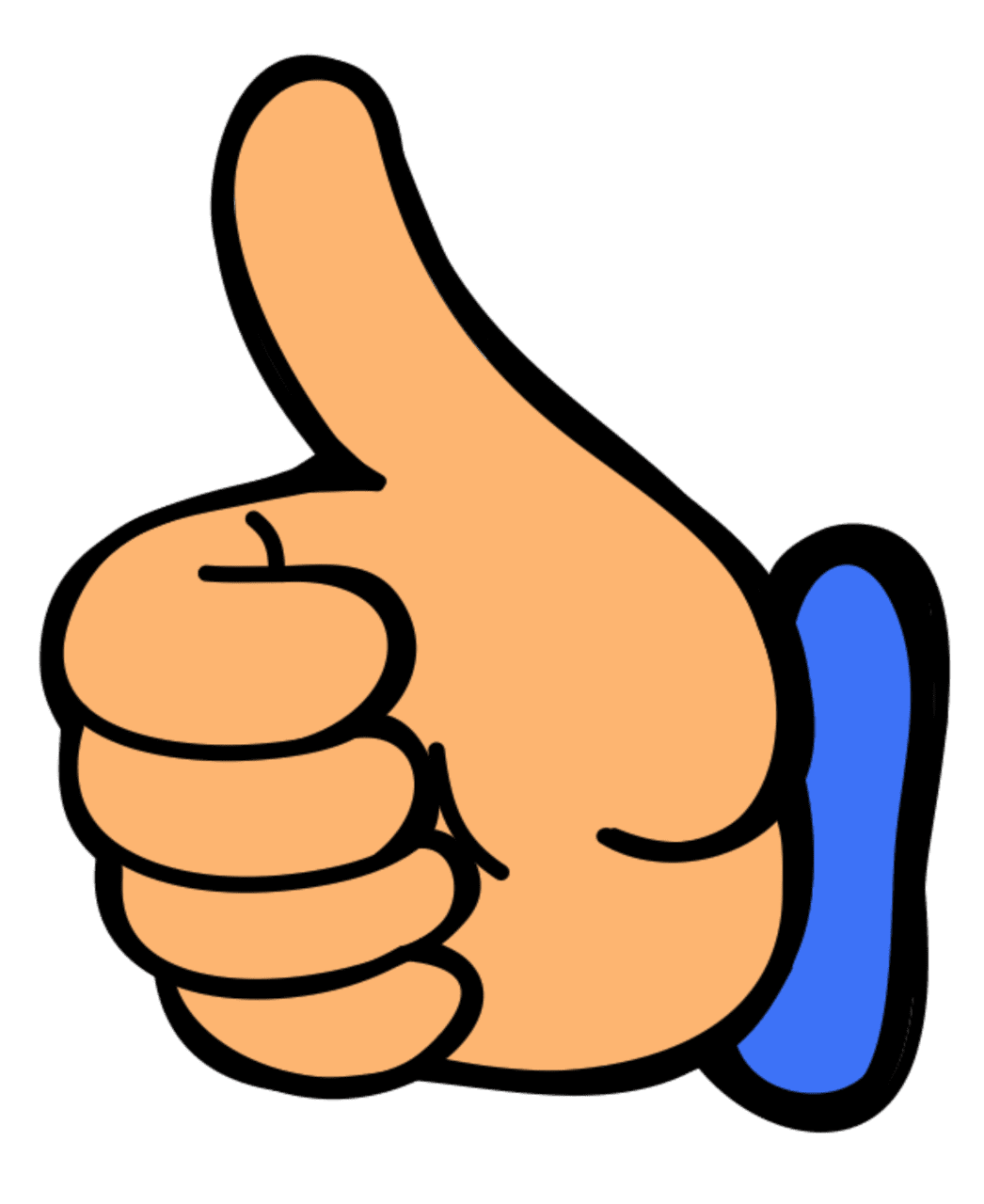 Thumbs up pin page clipart clip art