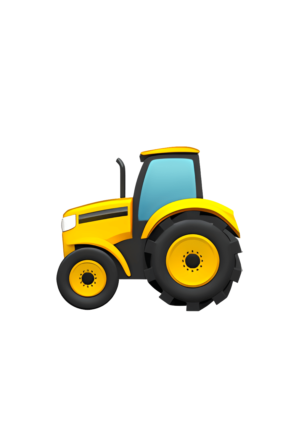 Tractor emoji clipart picture