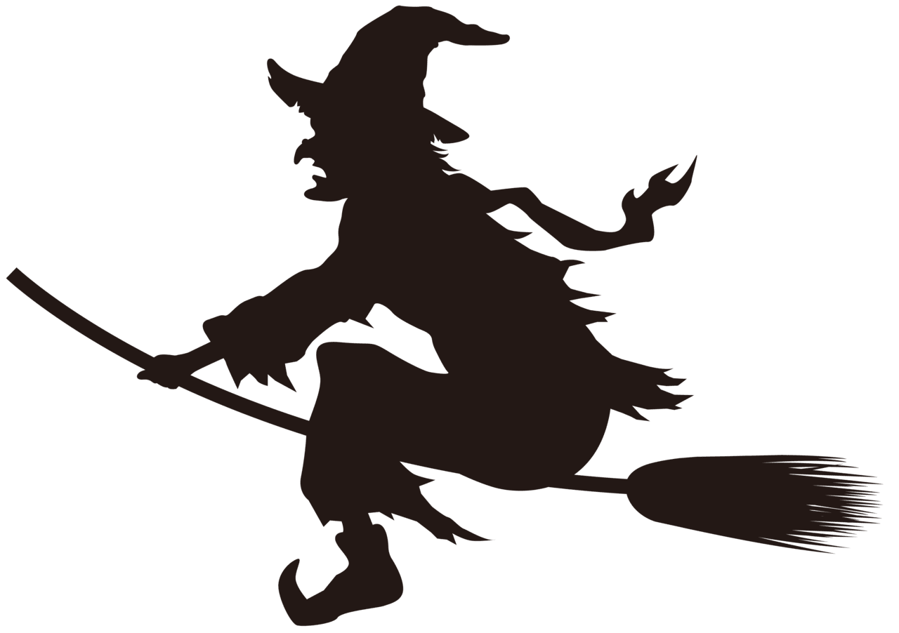 Witch pin page clipart logo 2