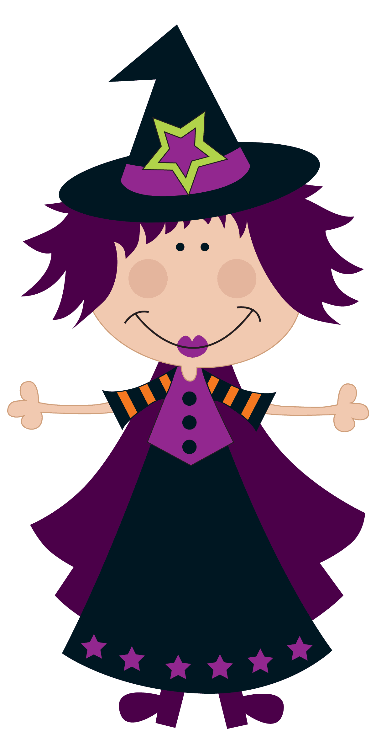 Cute halloween pin page clipart image