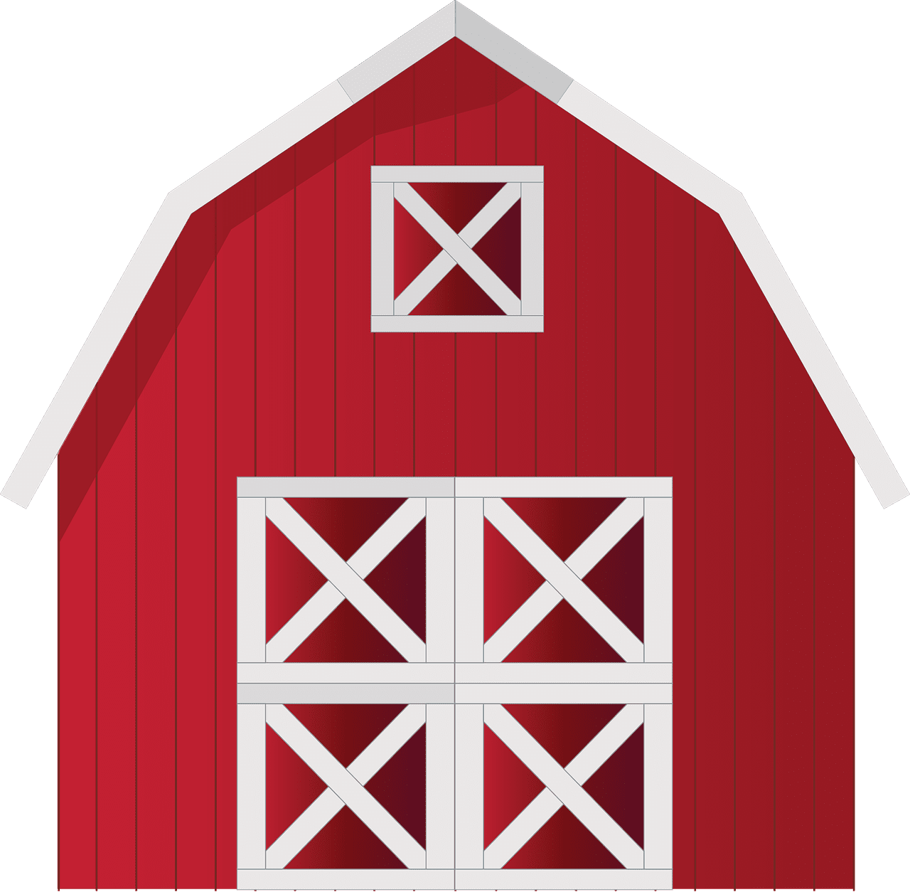 Barn farm red vector graphic clipart