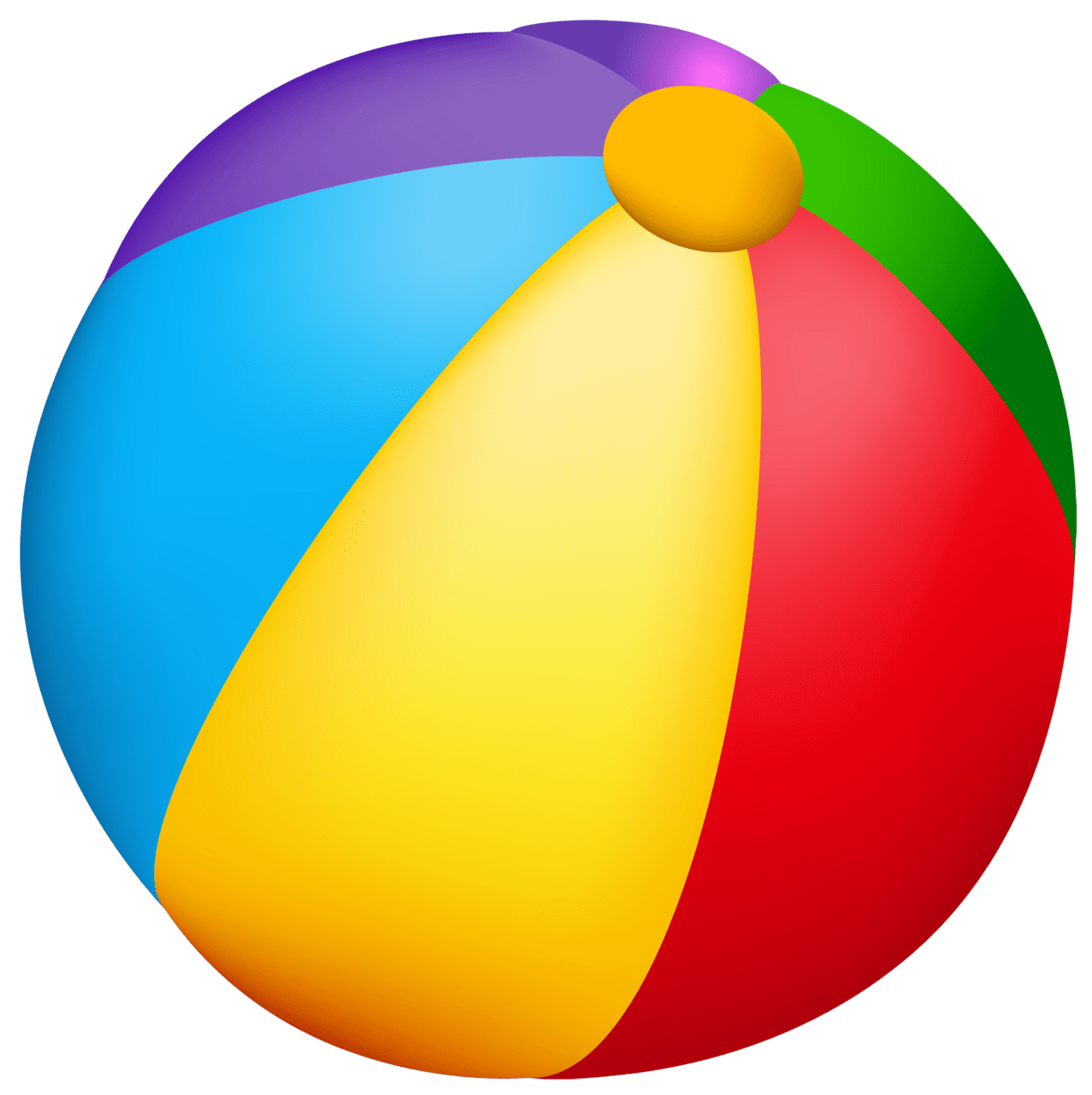 Beach ball vector clipart