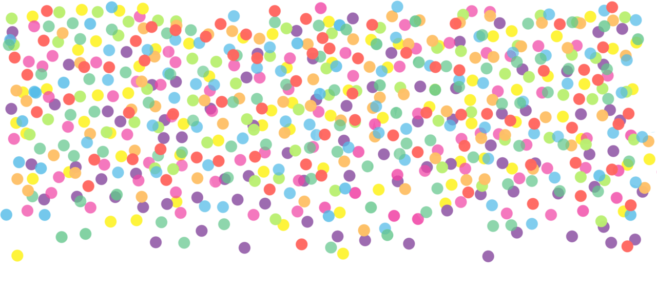 Confetti pin page clipart photo