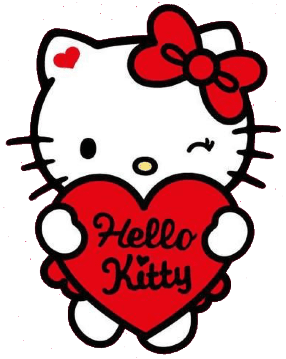 Hello kitty pin page clipart logo 4