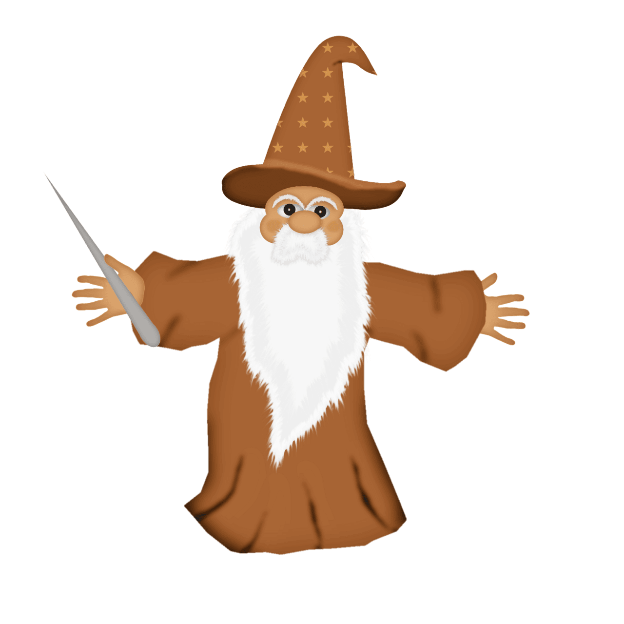 Witch wizard graphics set clipart transparent