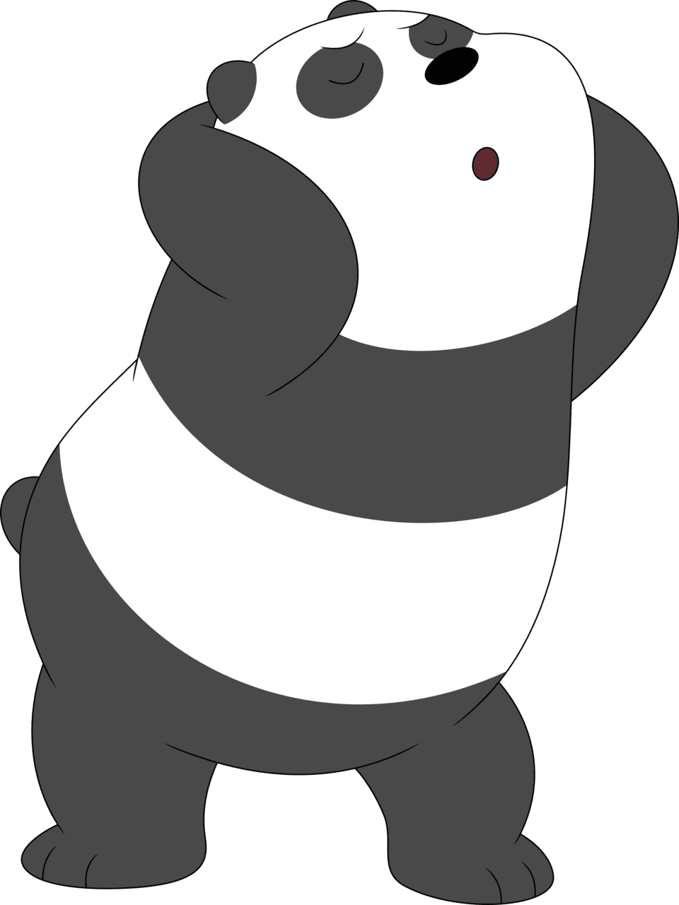 Panda aesthetic we bare bears phone cave da clipart image