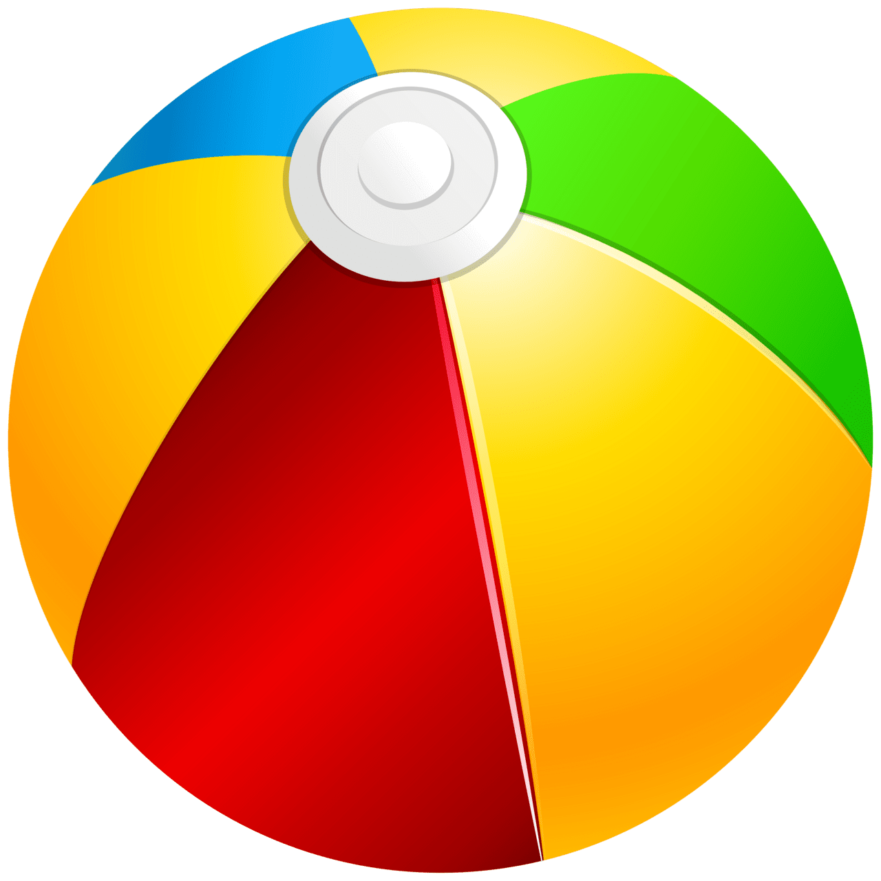 Clipart beach ball logo