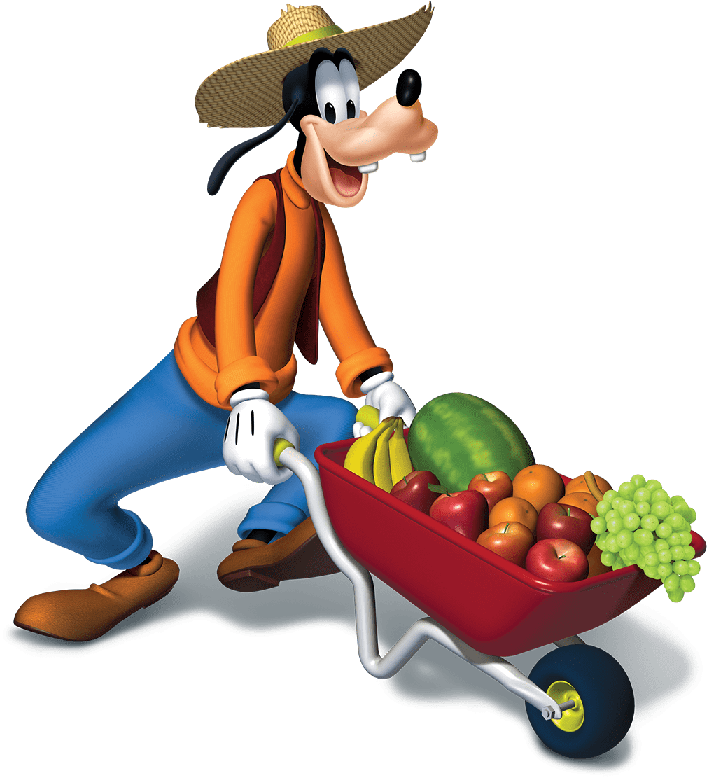 Farmer mickey mouse friends official disney site clipart background