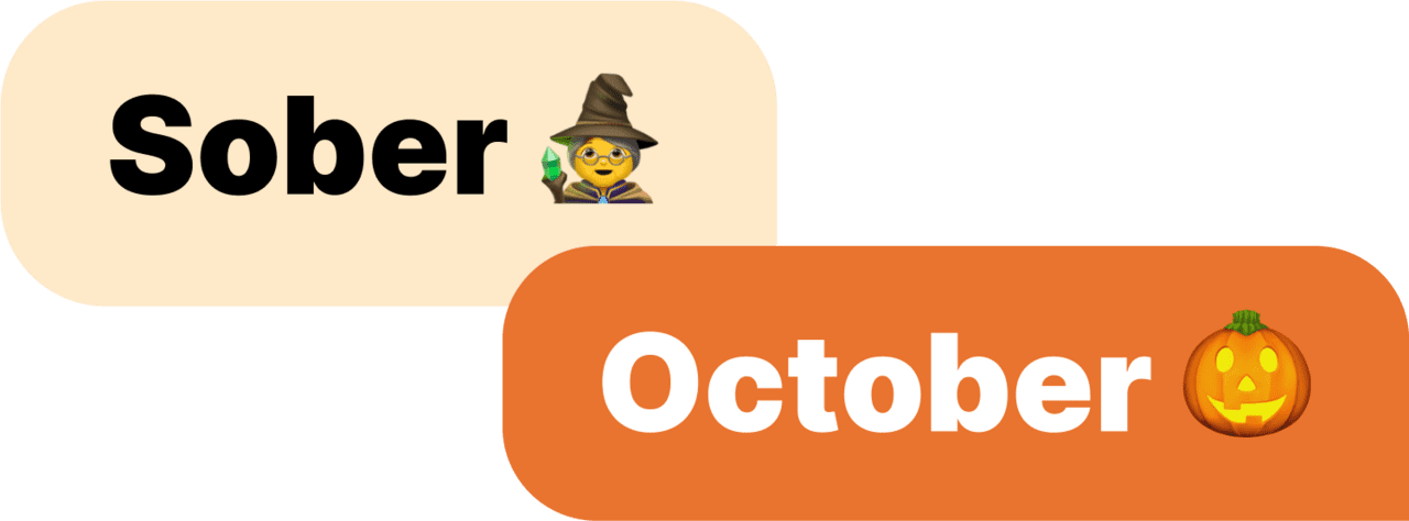 Sober october challenge clipart image